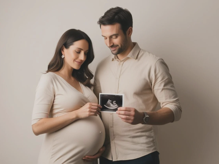 femme enceinte annonçant sa grossesse à son conjoint